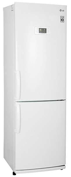 Холодильник с нижней морозильной камерой LG GAB409UQA, 304 л, 189.6 см, A, Белый