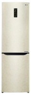 Frigider cu congelator jos LG GAB429SEQZ, 302 l, 190.7 cm, A++, Bej