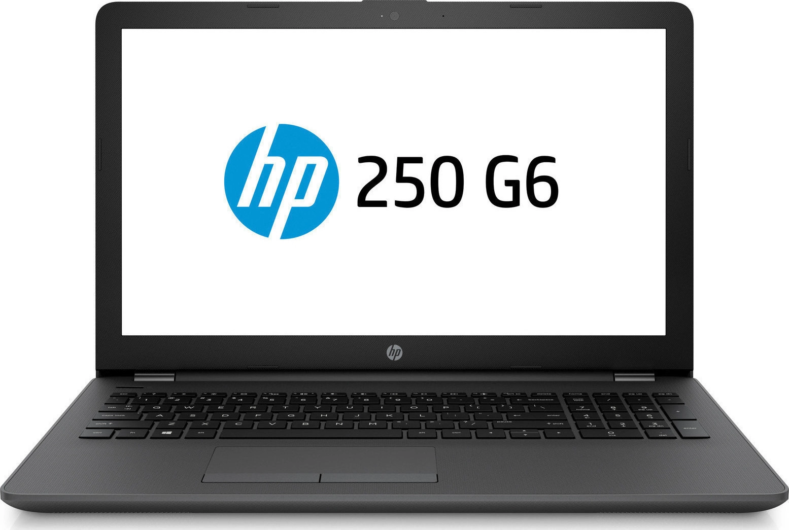 Ноутбук HP 250 G6, 4 ГБ, DOS, Черный