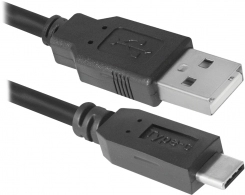 Cablu USB-A - USB Type-C Defender USB09-03PRO USB-TypeC  1m