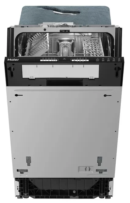 Посудомоечная машина встраиваемая Haier HDWE9191RU, 9 комплектов, 5программы, 44.8 см, A, Черный