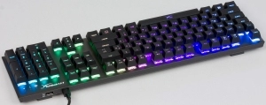 Клавиатура проводная механическая HyperX Alloy FPS RGB, (HX-KB1SS2-RU), Kalih Speed Silver