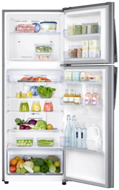 Холодильник с верхней морозильной камерой Samsung RT38K5400S9, 397 л, 178.5 см, A+, Серебристый