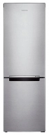 Холодильник с нижней морозильной камерой Samsung RB33J3000SA, 328 л, 185 см, A+, Серебристый