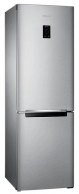 Холодильник с нижней морозильной камерой Samsung RB33J3200SA, 328 л, 185 см, A+, Серебристый