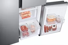 Холодильник Side-by-Side Samsung RS63R5591SL, 630 л, 178 см, A+, Серебристый