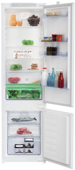 Встраиваемый холодильник Beko BCHA306E4SN, 289 л, 193.5 см, E, Белый