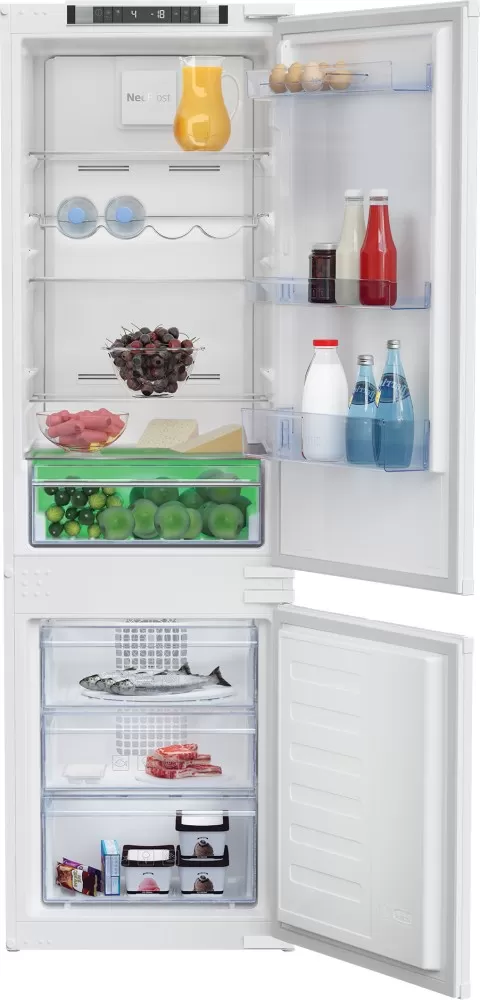 Встраиваемый холодильник Beko BCNA275E31SN, 254 л, 177.5 см, F (A+), Белый