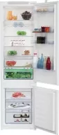 Встраиваемый холодильник Beko BCSA306E4ZSN, 298 л, 193.5 см, E, Серебристый
