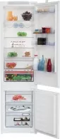 Встраиваемый холодильник Beko BCSA306E4ZSN, 298 л, 193.5 см, E, Серебристый