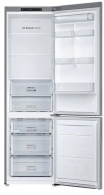 Frigider cu congelator jos Samsung RB37J5000SS, 367 l, 200.6 cm, A+, Gri