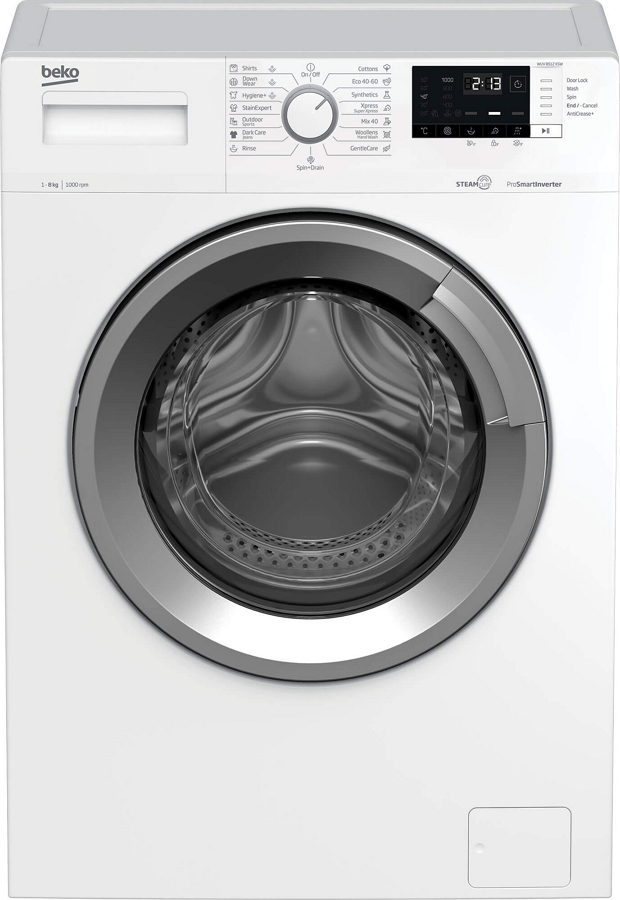 Стиральная машина Beko WUV8512XSW 8 кг / 1000 об/мин / C / Белый photo 1 Стиральная машина Beko WUV8512XSW 8 кг / 1000 об/мин / C / Белый photo 1