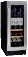 Vitrina de vinuri incorporabil Avintage AVU23SX, 21 sticle, 82 cm, A, Gri
