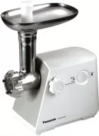 Tocator carne cu cilindru rotativ Panasonic MK-MG1300WTQ, 1.2 kg/min, Alb
