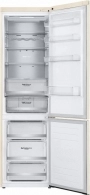 Холодильник с нижней морозильной камерой LG GWB509SEUM, 384 л, 203 см, A++, Бежевый