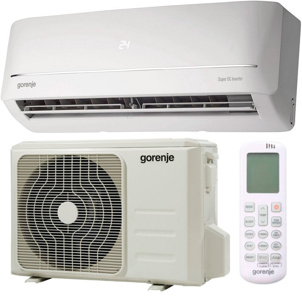 Кондиционер Gorenje PANDORA26INOUT 9000 BTU / 30 м2 / Инверторный / R32 / E photo 1 Кондиционер Gorenje PANDORA26INOUT 9000 BTU / 30 м2 / Инверторный / R32 / E photo 1