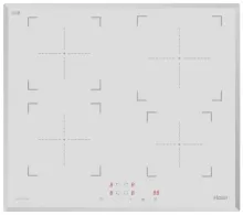 Встраиваемая индукционная панель Haier HHY-Y64NVW, 4 конфорок, Белый
