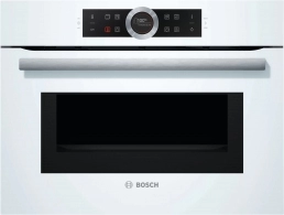 Встраиваемый дух. шкаф с микроволной печью Bosch CMG633BW1, 45 л, Белый