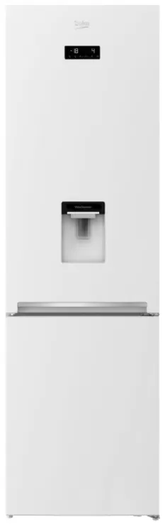 Холодильник с нижней морозильной камерой Beko RCNA406E40DZWN, 362 л, 203 см, E, Белый