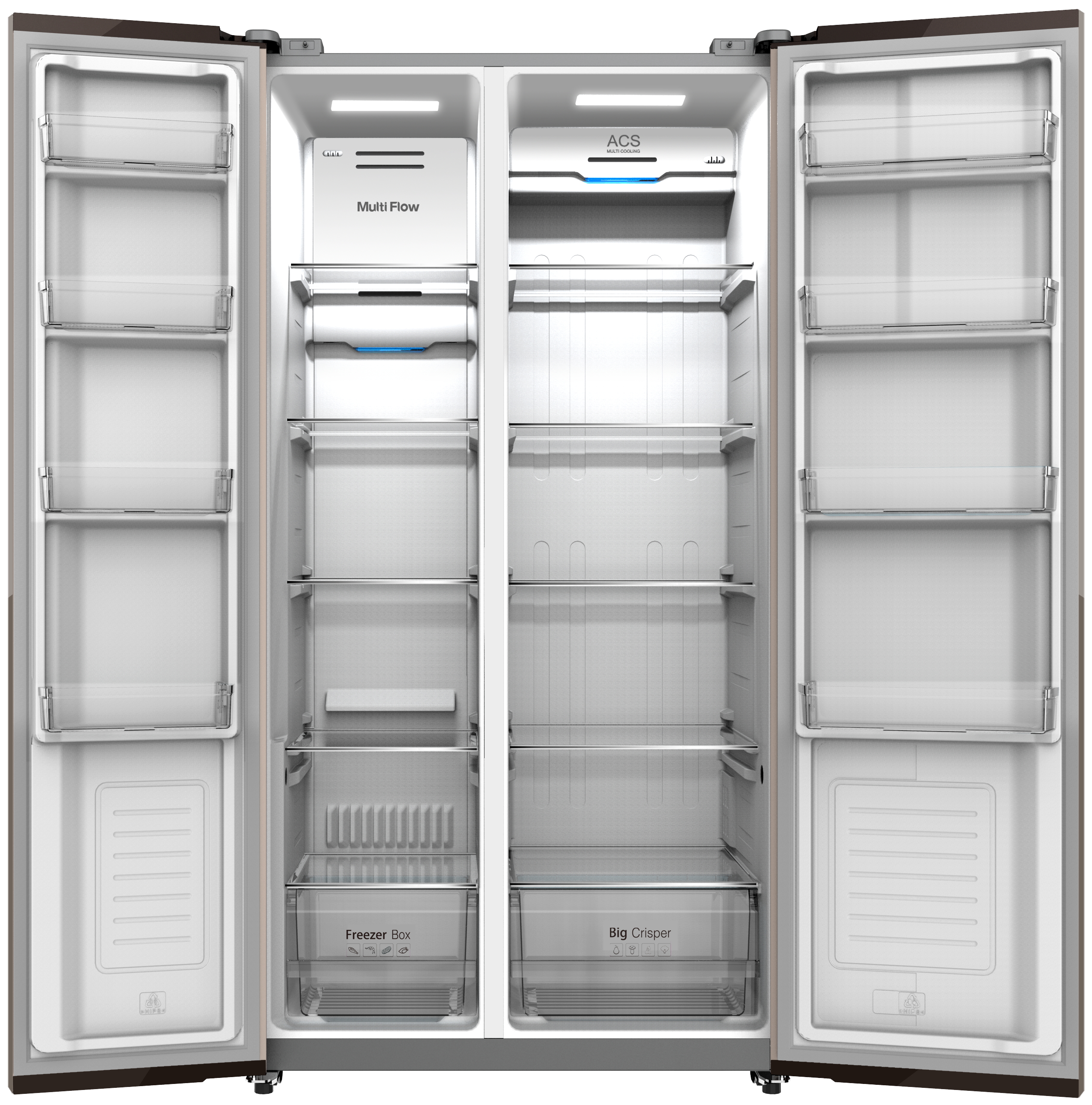 holodilnik side by side eurolux ie 485wp 455l 178sm a