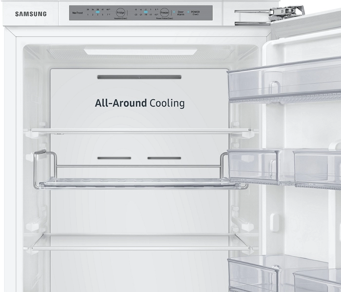 Встраиваемый холодильник Samsung BRB266150WW/UA, 264 л, 177.5 см, A+, Белый