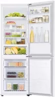 Холодильник с нижней морозильной камерой Samsung RB34T670FWW, 340 л, 185.3 см, A+, Белый